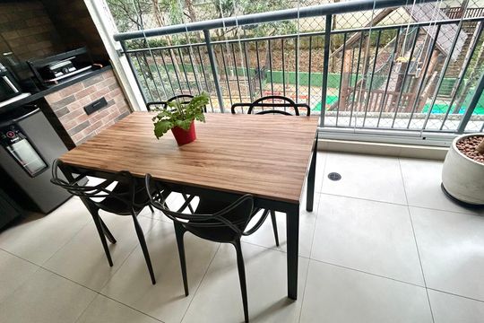 Varanda da Sala de apartamento à venda com 2 quartos, 80m² em Picanço, Guarulhos
