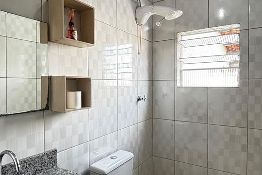 Área Gourmet - Banheiro de casa para alugar com 3 quartos, 120m² em Parque Marajoara, Santo André