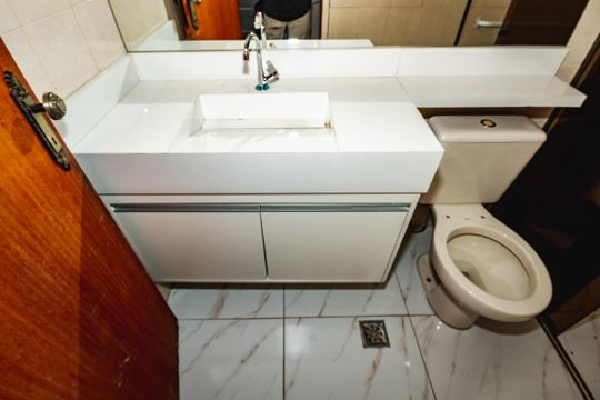 Banheiro do Quarto 3 de casa para alugar com 4 quartos, 200m² em Santa Rosa, Belo Horizonte