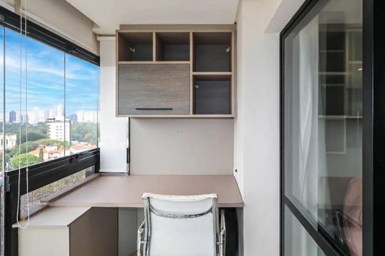 Varanda de kitnet/studio para alugar com 1 quarto, 39m² em Vila Mariana, São Paulo