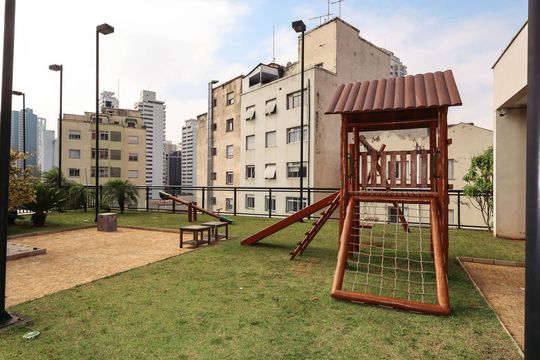 Área comum - Playground de kitnet/studio para alugar com 1 quarto, 39m² em Vila Mariana, São Paulo