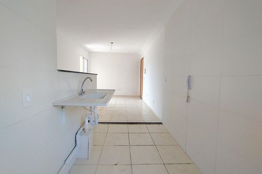 Cozinha de apartamento para alugar com 2 quartos, 45m² em Santa Amélia, Belford Roxo