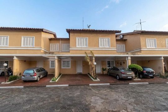 Fachada  de casa de condomínio à venda com 3 quartos, 98m² em Jardim Monte Alto, Sumaré