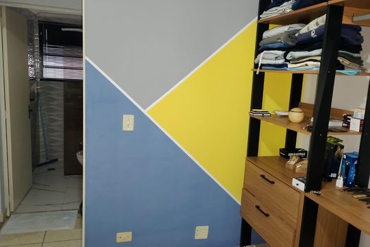 Quarto de apartamento para alugar com 2 quartos, 50m² em Jardim Santo André CDHU, Santo André