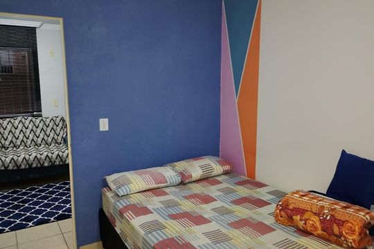 Quarto de apartamento para alugar com 2 quartos, 50m² em Jardim Santo André CDHU, Santo André