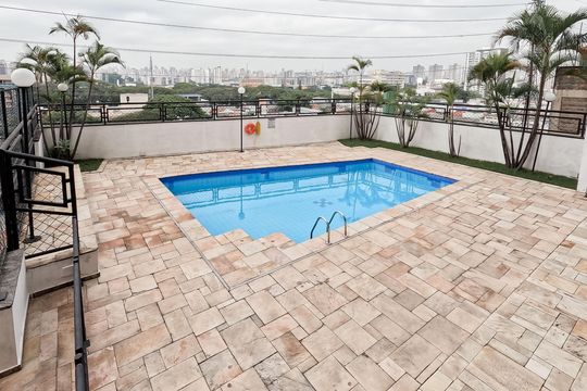 Área comum - Piscina de apartamento à venda com 3 quartos, 76m² em Freguesia do Ó, São Paulo