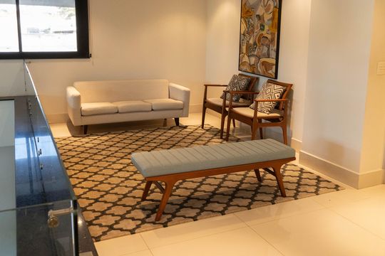 Área comum de apartamento para alugar com 1 quarto, 48m² em São Dimas, Piracicaba