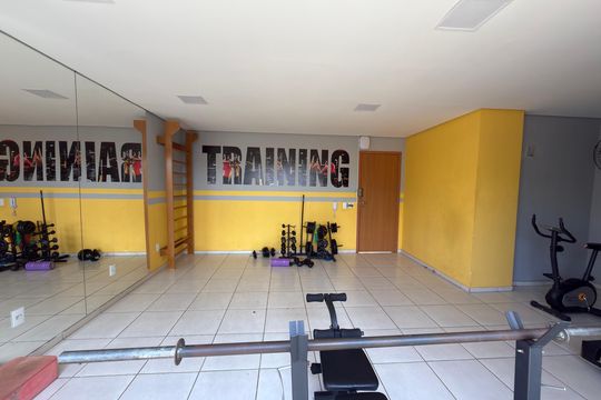 Área comum - Academia de apartamento para alugar com 2 quartos, 52m² em Chácaras Califórnia, Contagem