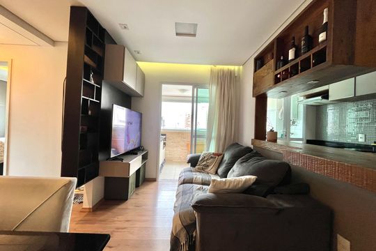 Sala de apartamento à venda com 2 quartos, 55m² em Vila da Saúde, São Paulo