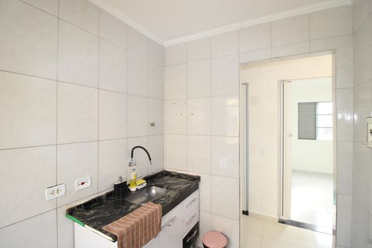 Cozinha de apartamento para alugar com 2 quartos, 49m² em Colônia (zona Leste), São Paulo