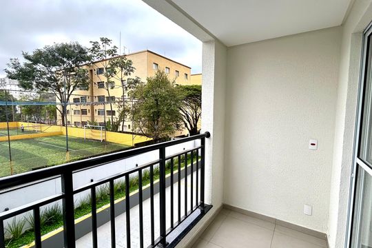 Varanda da Sala de apartamento para alugar com 2 quartos, 46m² em Macedo, Guarulhos