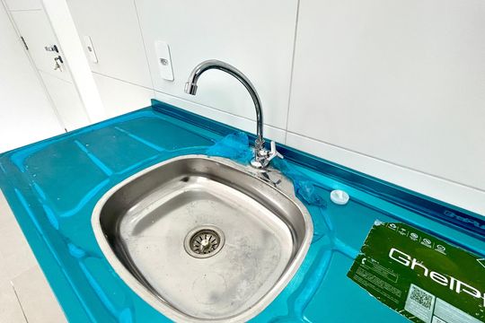 Cozinha de apartamento para alugar com 2 quartos, 46m² em Macedo, Guarulhos