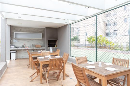 Área comum - Churrasqueira de apartamento para alugar com 2 quartos, 51m² em Água Branca, São Paulo