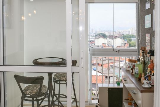 Vista da Sala de apartamento para alugar com 2 quartos, 51m² em Água Branca, São Paulo