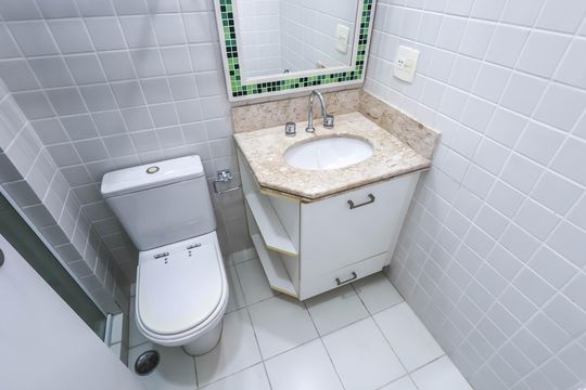 Banheiro de apartamento para alugar com 2 quartos, 58m² em Vila Mariana, São Paulo