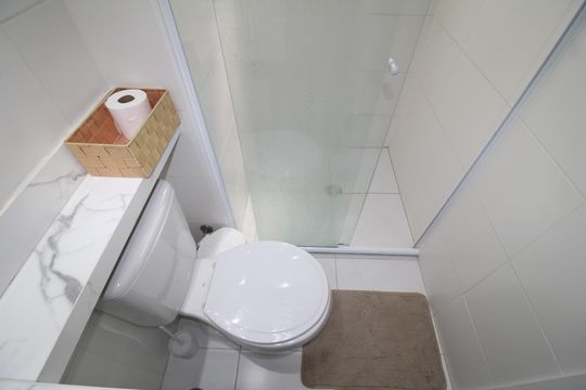 Banheiro de apartamento para alugar com 1 quarto, 31m² em Casa Verde, São Paulo