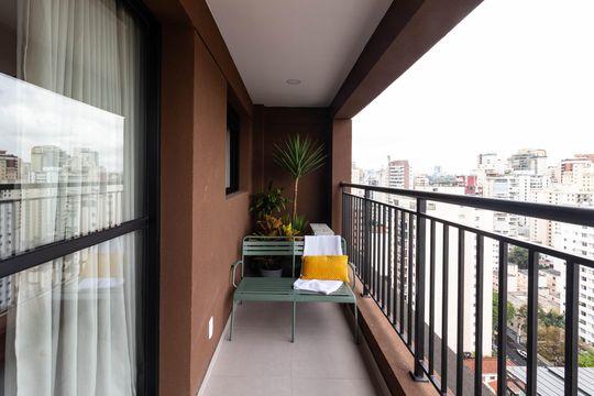 Varanda de apartamento para alugar com 2 quartos, 45m² em Perdizes, São Paulo