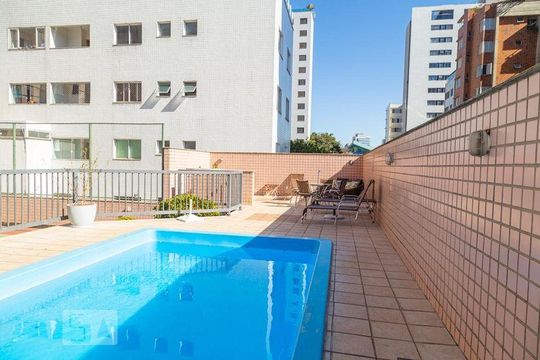 Área comum - Piscina de apartamento para alugar com 2 quartos, 90m² em Carmo, Belo Horizonte