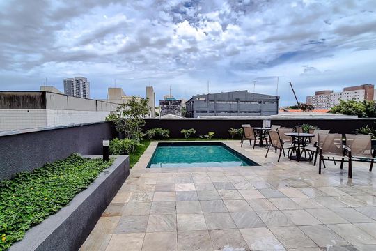 Área comum - Piscina de apartamento para alugar com 2 quartos, 34m² em Água Branca, São Paulo