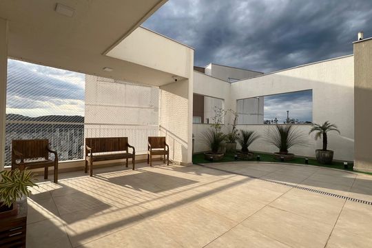 Área comum - Terraço  de apartamento para alugar com 2 quartos, 70m² em Bom Pastor, Juiz de Fora