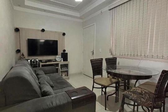 Sala de apartamento para alugar com 2 quartos, 50m² em Jardim Residencial Roseira, Limeira