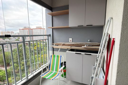 Sacada de kitnet/studio para alugar com 1 quarto, 31m² em Mooca, São Paulo