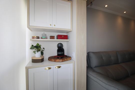 Varanda da sala de apartamento à venda com 2 quartos, 54m² em Itaquera, São Paulo