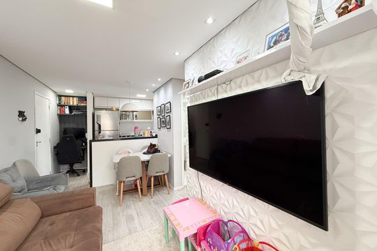Sala de apartamento à venda com 2 quartos, 49m² em Vila Pirituba, São Paulo