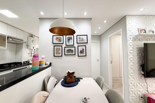 Cozinha e Área de Serviço de apartamento à venda com 2 quartos, 49m² em Vila Pirituba, São Paulo