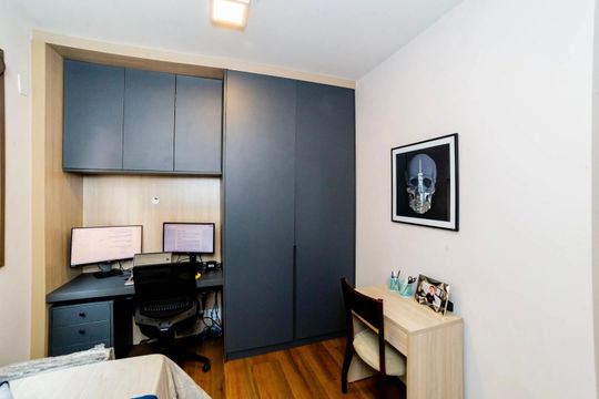 Quarto 3 de apartamento à venda com 3 quartos, 84m² em Sion, Belo Horizonte