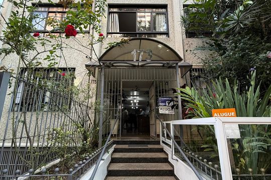 Fachada de kitnet/studio para alugar com 1 quarto, 27m² em Vila Buarque, São Paulo