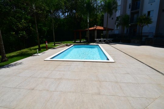Área comum - Piscina de apartamento para alugar com 2 quartos, 49m² em Jardim Ipaussurama, Campinas