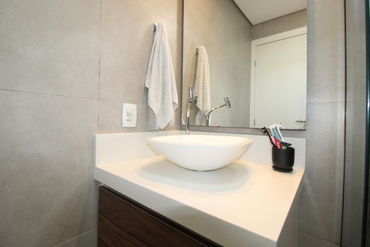 Banheiro de apartamento para alugar com 1 quarto, 40m² em Itaquera, São Paulo