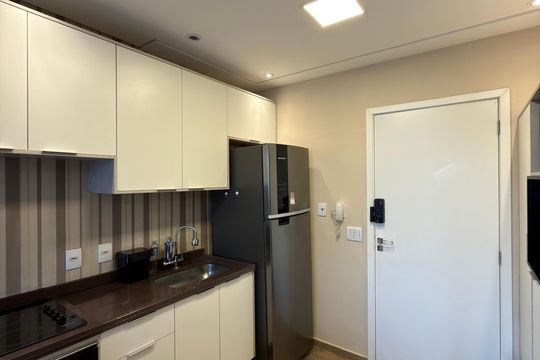 Cozinha  de apartamento para alugar com 1 quarto, 36m² em Rudge Ramos, São Bernardo do Campo