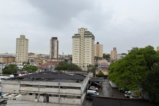 Varanda gourmet Vista  de apartamento para alugar com 1 quarto, 36m² em Rudge Ramos, São Bernardo do Campo