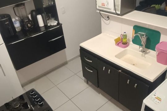 Cozinha de apartamento para alugar com 2 quartos, 42m² em Jardim Novo Portugal, Guarulhos
