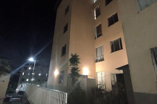 Área externa de apartamento para alugar com 2 quartos, 43m² em Granja de Freitas, Belo Horizonte