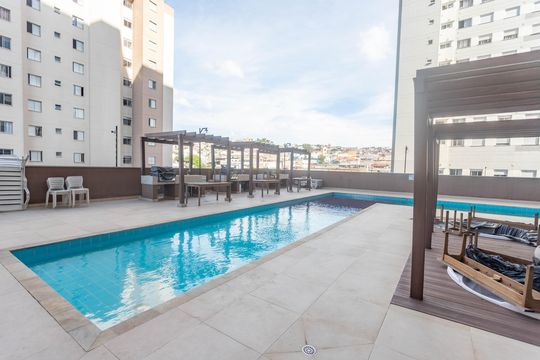 Área comum - Piscina de apartamento à venda com 2 quartos, 36m² em Americanópolis, São Paulo