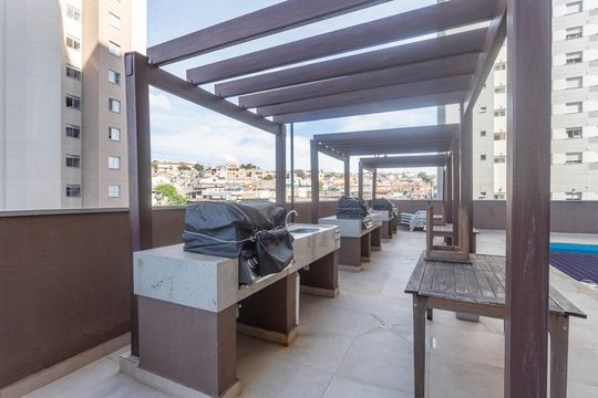 Área comum - Churrasqueira de apartamento à venda com 2 quartos, 36m² em Americanópolis, São Paulo