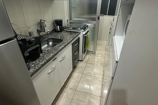Cozinha de apartamento à venda com 3 quartos, 56m² em Vila Ema, São Paulo