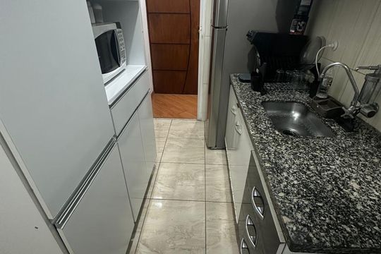 Cozinha de apartamento à venda com 3 quartos, 56m² em Vila Ema, São Paulo