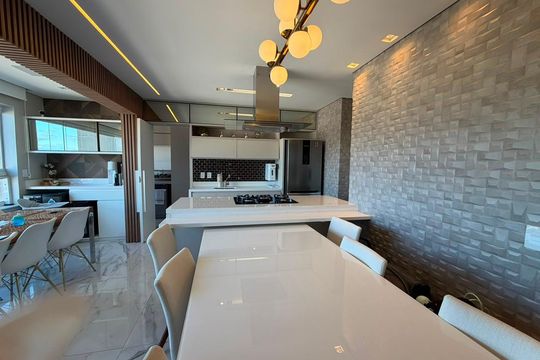 sala de apartamento à venda com 3 quartos, 110m² em Jk, Contagem