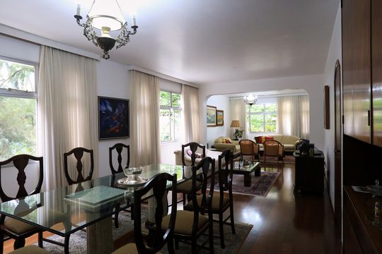 Sala de apartamento à venda com 4 quartos, 210m² em Serra, Belo Horizonte