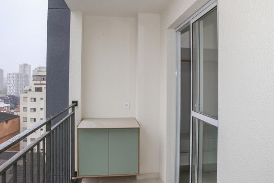 Sacada de apartamento à venda com 2 quartos, 42m² em Barra Funda, São Paulo
