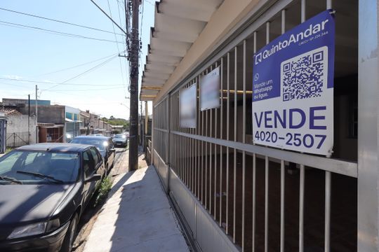 Fachada  de casa para alugar com 2 quartos, 126m² em Vila Homero Thon, Santo André