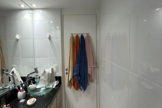 Banheiro Social de apartamento para alugar com 2 quartos, 60m² em Santa Terezinha, São Bernardo do Campo