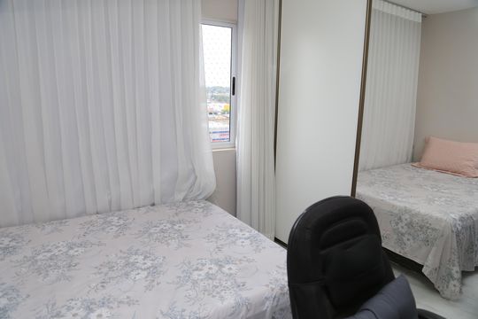 Quarto 2 de apartamento à venda com 3 quartos, 80m² em Ipiranga, Goiânia