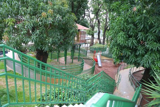 Jardim - Area comum de apartamento à venda com 3 quartos, 80m² em Ipiranga, Goiânia