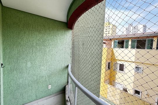 Sala - Sala de Jantar Varanda de apartamento para alugar com 3 quartos, 123m² em Parque das Nações, Santo André