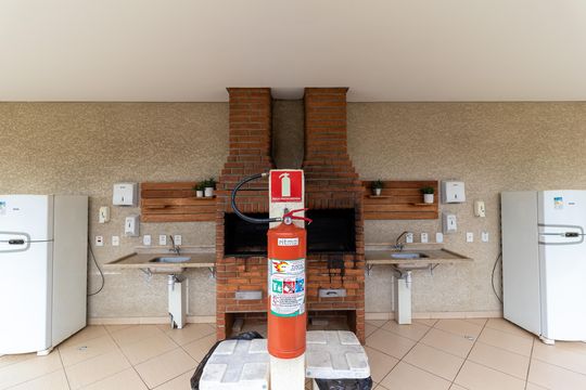 Área comum - Churrasqueira de apartamento à venda com 2 quartos, 46m² em Conjunto Residencial José Bonifácio, São Paulo